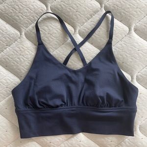 Aerie long line, padded sports bra